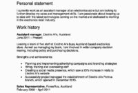 Franchise Financial Statements Examples as Well as Statement Qualifications Template Lovely Profile for Resume