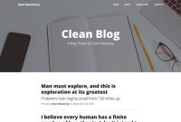 Php form Template with Clean Blog Bootstrap Blog theme Start Bootstrap